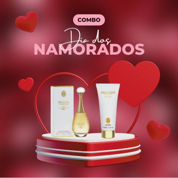 Brand collection 007 Combo J'Adore + Creme hidratante Dia dos Namorados