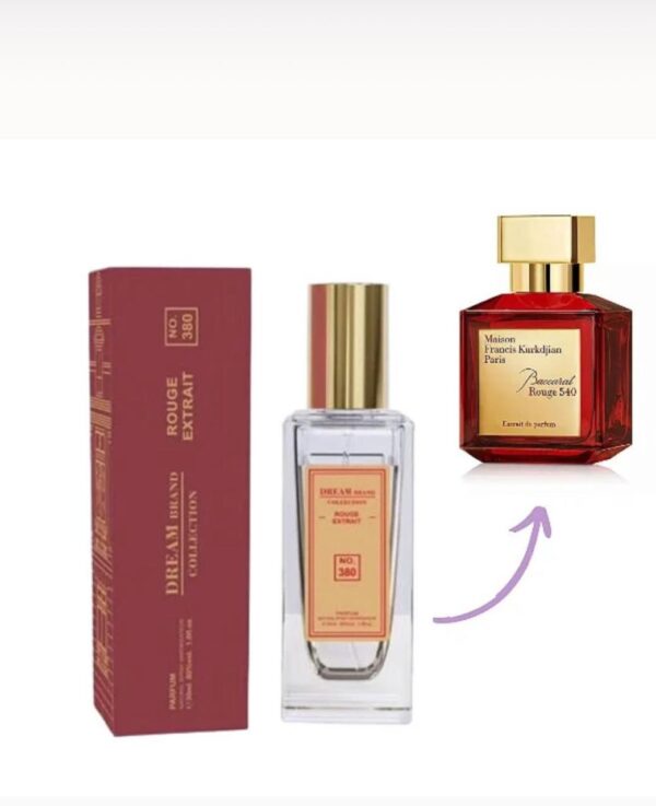 Brand Collection 380 - Tubete de Bolsa Inspirado em Baccarat Rouge 540 Extrait - 30ml