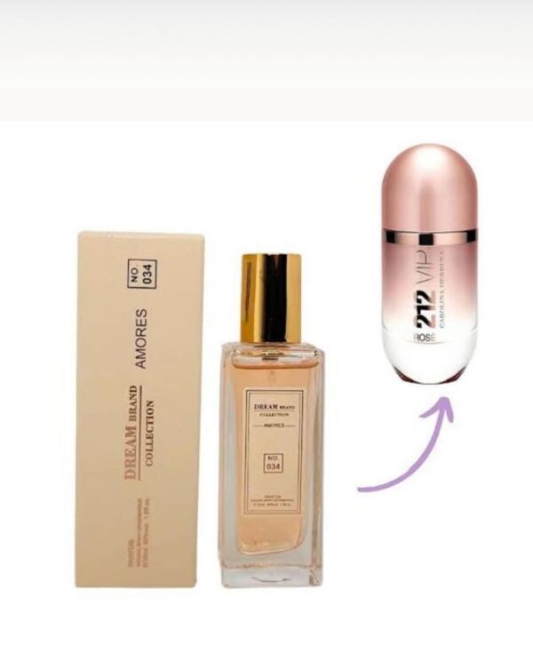 Brand Collection 034 - Tubete de Bolsa Inspirado em 212 Vip Rosé - 30ml