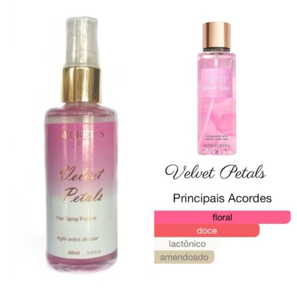 Perfume para cabelo Velvet Petals