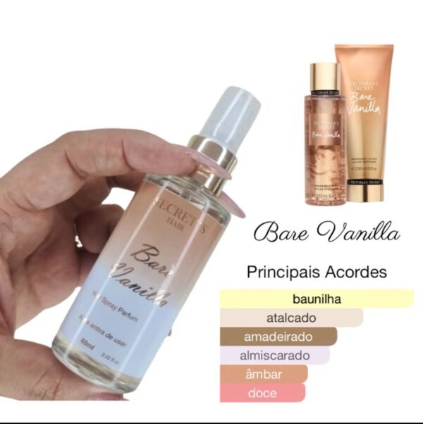 Perfume para cabelo Bare Vanilla