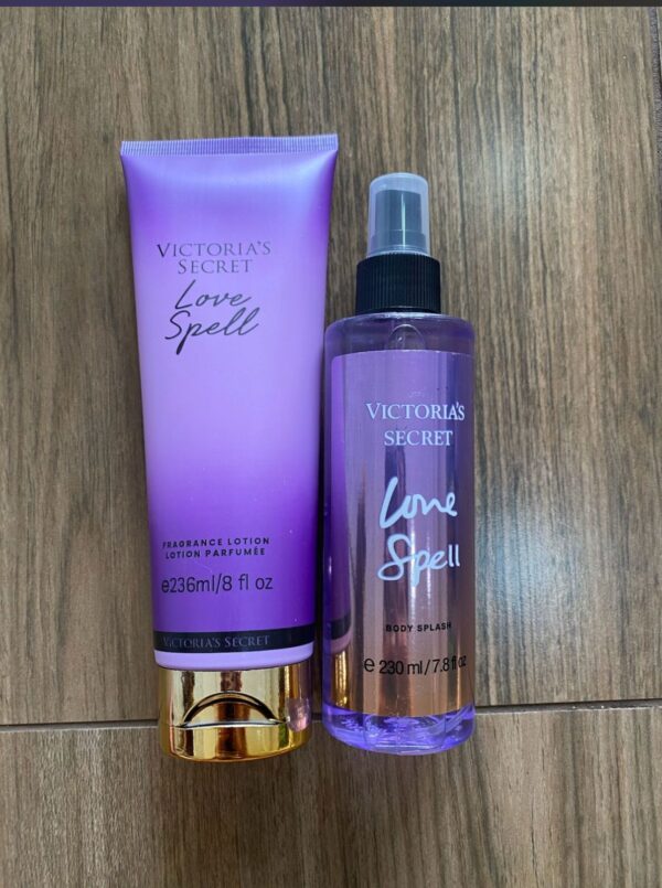Body splash + creme hidratante Love Spell
