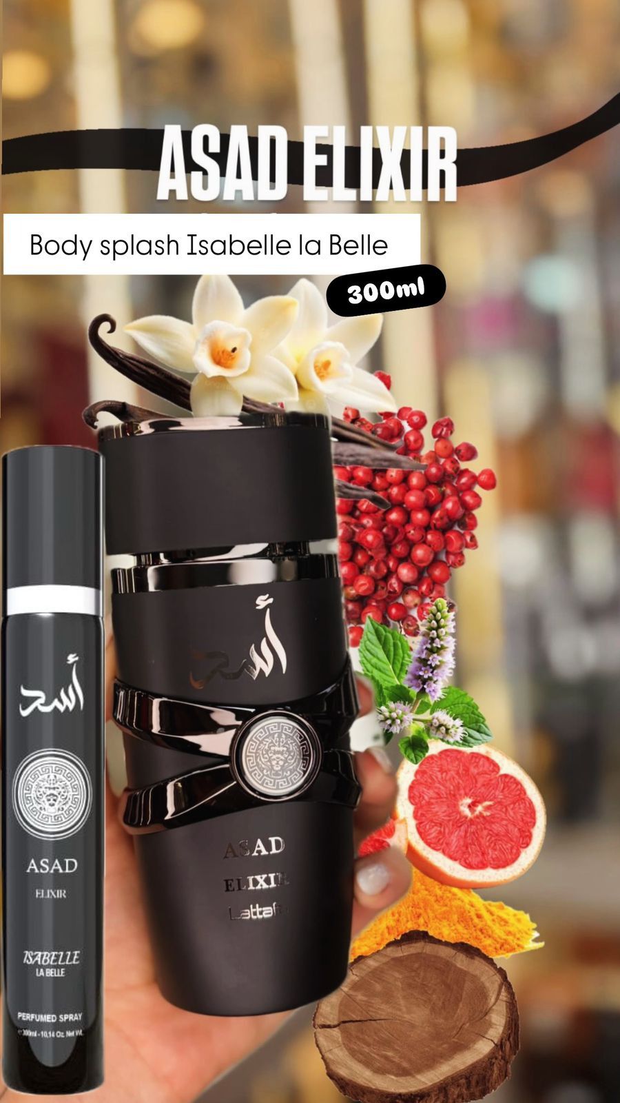 Body splash Assad Elixir